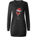 Christmas Elk Hoodie Dress for Women - Oversized Long Sleeve Sweater Costume - Perfect for Holiday Parties & Autumn Winter Fashion - Buy Online on GoSupps.com
