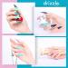 Drizzle Beauty Nail Dip Powder Kit - 20 Colors Starter Set for Retro Rewind Manicure | Includes Pink Blue Green & Skin Tone Powders - Buy Online on GoSupps.com