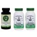 Dr. Christopher s Female Health Bundle | Female Reproductive Hormonal Changease & Wheat Germ Oil | 3-Bottle Herbal Support Pack | 100 Veg Capsules Each | USDA Organic Dietary Supplements