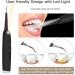 Electric Dental Calculus Remover - Plaque & Tartar Stain Removal Tool with LED Light | Sonic Tooth Cleaner Scraper Kit - USB Rechargeable | 3 Adjustable Modes - Black - Buy Online on GoSupps.com