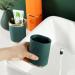 Travel Toothbrush Holder - 2-Piece Portable Etui Travel Box Blue & Orange | Ultimate Travel Gadget for Toothbrush & Toothpaste Storage - Buy Online on GoSupps.com