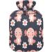 Axolotl Hot Water Bottle with Daisy Motif | 1L Plush Winter Warmer for Kids Adults & Families - Buy Online on GoSupps.com
