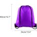 KUUQA 12 Pcs Drawstring Backpack Bags - Purple Gym Sack Cinch Bags for School, Travel, Storage - Buy Online on GoSupps.com