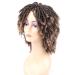 Dreadlock Wigs for Black Women and Men | Short Braided Afro Wig | Synthetic Twist Faux Locs | T1B/27 Color - Buy Online on GoSupps.com