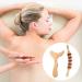 2PCs Anti Cellulite Wood Massage Tool Set | Gua Sha & Lymphatic Drainage Kit for Muscle Relaxation - Buy Online on GoSupps.com