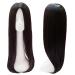 26" Long Straight Middle Part Clip in Hairpiece for Women Black Thick 26" (Thick Type) natural black
