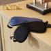LaCourse 100% Natural Mulberry Silk Sleep Eye Mask - 19 Momme Organic Silk - Adjustable for Women & Men - Black - Buy Online on GoSupps.com