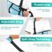 Buy Adjustable Adult Arm Sling - Breathable Shoulder Immobilizer with Storage for Injury Recovery - Blue - Buy Online on GoSupps.com