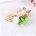 Angoily Wedding Hair Comb Bride Hair Comb Hair Side Comb Flower Hair Comb Women Hair Comb Hair Accessories Korean Women's - Buy Online on GoSupps.com