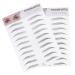 Lurrose 2pcs 3d Eyebrow Stickers Makeup Set for Women Makeup Stickers Set De Maquillaje Eyebrow Tattoo Tool Tattoo Eyebrows Makeup Eyebrow Transfer Artificial Eyebrow Eyebrow Stencils Miss