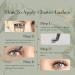 False Eyelashes & Lash Extension Kit | 40pcs D Curl Cluster Lashes Eyelash Glue Included | Natural & Reusable 10-12mm Easy to Use - Buy Online on GoSupps.com