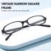 Buy Fashion Fake Glasses for Women - Non-Prescription Blue Light Blocking Rectangle Y2K Frames - Stylish Black Frame - International Shipping - Buy Online on GoSupps.com