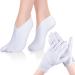 Moisturizing Socks and Gloves Set  6 Pairs Spa Socks and 6 Pairs White Gloves for Dry Hands  White Cloth Gloves for Men and Women