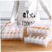 1 pc box Container Household Plastic Trays Transparent Containe Dumplings Double-deck Home re-usable Transparent Color 34X26CM double-deck - Buy Online on GoSupps.com
