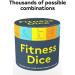 Chronicle Books Fitness Dice - 7 Wooden Dice for 45,000+ Workout Routines - Buy Online on GoSupps.com