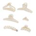 6 Pack Non-Slip Hair Claw Clips - Strong Hold Hair Styling Accessories for Women - Buy Online on GoSupps.com