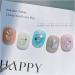 Irregular Abalone Shell Slices 6 Colors Natural Shell Nail Art Flakes 3D Colorful Nail Manicure DIY Nail Decorations Symphony White - Buy Online on GoSupps.com