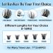 DIY Lash Extension Kit - 84 Pcs Cluster Lashes with Bond, Seal, Remover & Applicator - Cirrus D-8-16mix - Buy Online on GoSupps.com