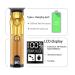 Professional Rechargeable Hair Clippers for Men - Cordless Electric Haircut & Beard Trimmer (Gold with Box - Buy Online on GoSupps.com