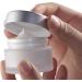 4 Pieces Empty Cosmetic Pots Glass Travel Cosmetics Container Jars with with Plastic Lids for Sample Creams 100g / 100ml Women Creams Make-up Sample Containers Round Silver - Buy Online on GoSupps.com