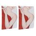 ZJchao 2Pcs Body Painting Practice Board Reusable Makeup Template for Adult Female Artists with Skin Texture Imitation Great for Body Painting Practice