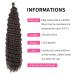 DSoar 26 Inch Deep Twist Crochet Hair - Ocean Wave Curly Bohemian Braids | 3 Packs Synthetic Hair Extensions for Women & Girls (Color 4#) - Buy Online on GoSupps.com