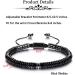 JSDDE Black Obsidian Healing Crystal Adjustable Bracelet for Men and Women - Buy Online on GoSupps.com
