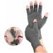 Mobestech 3 Pairs Grey Half Finger Compression Sports Gloves - Breathable Safety Hand Gloves for Indoor Use - Buy Online on GoSupps.com