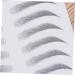 NOLITOY 2pcs 3d Eyebrow Stickers Makeup Eyebrow Tattoos Hair Kit Imitation Eyebrow Set Miss Eyebrow Trimming - Buy Online on GoSupps.com