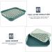 COLLBATH 2pcs Box Rabbit Toilet Cage Small Animal Litter Cage - Fall Bunny Potty Hamster Bedding Pp 27X18.8X4CM As Shown 3 - Buy Online on GoSupps.com