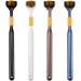 Lnncdsc Toothbrushes for Adults Soft Bristle For Comprehensive Care Suitable for Adults and Youth - Black - White - Brown - Blue
