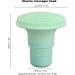 Premium Silicone Brush-Fascia Massage Head Replacement | 18-19 mm Light Green | Pain Relief Muscle Massage Tool - Buy Online on GoSupps.com
