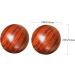 Clispeed 4-Piece Solid Wood Spiky Massage Balls - Foot & Hand Gymnasium Massage Meditation & Relaxation - Buy Online on GoSupps.com