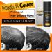 Hair Fibers x2 GROOMARANG Keratin Hair Building Fibers for Thinning Hair Instantly Conceals Thinning Areas for Fuller Thicker Hair for Men and Women 28g PLUS 200ml Performance Shampoo Black - Buy Online on GoSupps.com