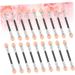 VINTORKY 50pcs Eyeshadow Makeup Brush Eyeliner Eye Spoolie Brush Eyeshadow Brush Kit Pink - Buy Online on GoSupps.com