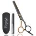 Thinning Scissors Hair Layering Scissor Fcysy Professional Thinning Scissors Hairdressing Texturizing Scissors Hairdresser Blending Scissors Thinning Shears Kit with Comb Barber Haircut Scissors Set Gold Thinning Scissors