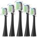Sonic Replacement Toothbrush Heads Compatible with Waterpik Complete Care 9.0 (CC-01CD012-2) and 5.0 (WP-862 WP-872 WP-877 WP-882 WP-892) Electric Toothbrush 5 Count (Black)
