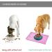 Reopet Silicone Feed Mats for Pets - Waterproof Dog & Cat Mats with Elevated Edges - 71x45 cm (1 Pack) - Pink - Ideal for Clean Feeding Areas - Buy Online on GoSupps.com
