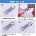 Metal Zipper Pull Replacement - Black Zipper Handle Fixer for Luggage, Suitcase, Backpack, Jacket, Bags, Coat, Boots - Buy Online on GoSupps.com