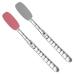 2 Lotion Applicator for Back | Back Cream Applicator | Foldable Long Handled Oils Sun Cream Applicator | Back Lotion Applicator | Back Applicator for Cream Gray+Pink