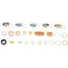 Metal Hair Braid Rings Cute Shell Pendants Decoration for Stylish Hairstyles Fashionable Dreadlock Hair Coils Accessories with Exquisite Patterns Suitable for Home Professional Salon - Buy Online on GoSupps.com