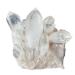 CIMWJOPS and Crystal Stone Natural Crystal Geode Stone White Crystal Stone White Crystal Cluster Clear Quartz 1KG
