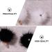 Shop Lurrose Mini Pompom 6Pcs - Faux Pompom Nail Art Stickers for DIY 3D Decorations | Black & Gray Fluffy Pompons for Hats Shoes Bags - Buy Online on GoSupps.com