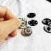 JOSDIOX Large Snap Fastener Buttons 12 Sets - Silver/Black - for Sewing Clothing - 25mm Size - Buy Online on GoSupps.com
