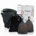 2 pieces menstrual disc menstrual cup periodes cup menstrual disc black periodic disc s & l menstrual cup reusable sterilization cup offers long-lasting protection