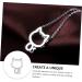 TEHAUX 1pc Cutout Cat Pendant A Necklace Cat Lovers Jewelry Delicate Choker Pendant Fashion Decorate - Buy Online on GoSupps.com