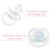 Littleforbig Generation II Large Suction Shield Pacifier Set - Adult Size Baby Parade Pattern (3-Pack) | International Shipping Available - Buy Online on GoSupps.com