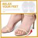 Buy NOLITOY Arch Support Gel Insoles for High Heels - 6 Pairs Anti-Skid Forefoot Pads for Women s Shoes - Buy Online on GoSupps.com