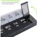 XL 7 Day Pill Organizer - AM PM Weekly Medicine Case - Jumbo Vitamin Holder - Big Pill Container (White+Black) - Buy Online on GoSupps.com