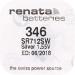 Renata 346 Watch Battery SR712SW - Long-lasting Power for Your Timepieces | International Shipping Available - Buy Online on GoSupps.com